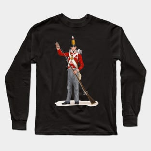 British Napoleonic Infantry (48th Regiment) Long Sleeve T-Shirt